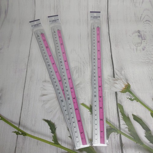✅ Thước Nhôm 30cm - Học Sinh - Sinh Viên - Văn Phòng - Aluminium Ruler - Dày 1,8mm