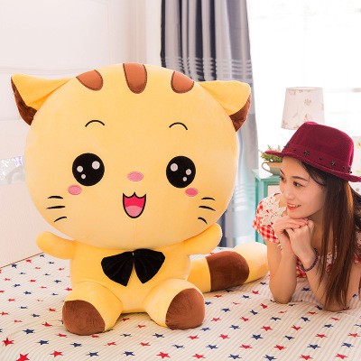 Gấu bông mèo mishu chất liệu vải Hàn Quốc co dãn 4 chiều cao cấp-Gấu bông pikachu