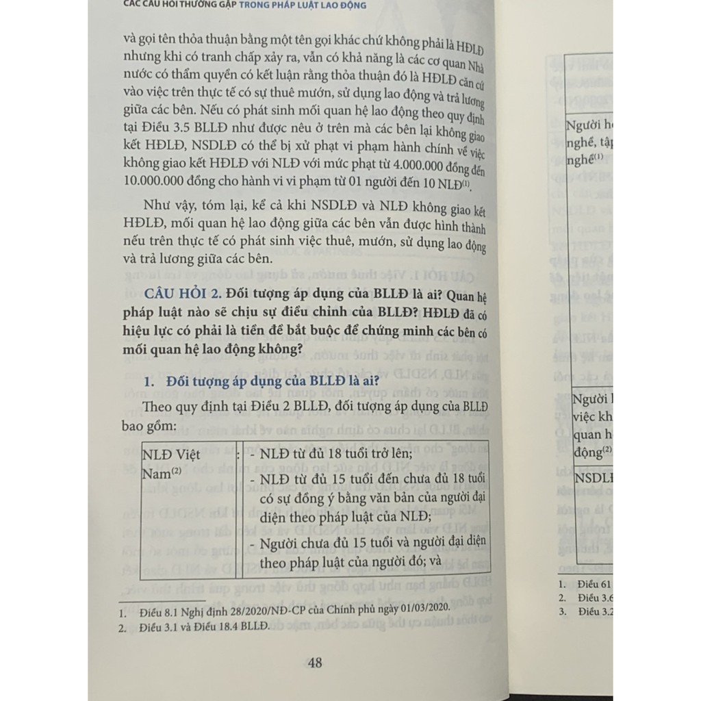 Sách - Các câu hỏi thường gặp trong pháp luật lao động -tái bản lần thứ nhất, có chỉnh sửa bổ sung