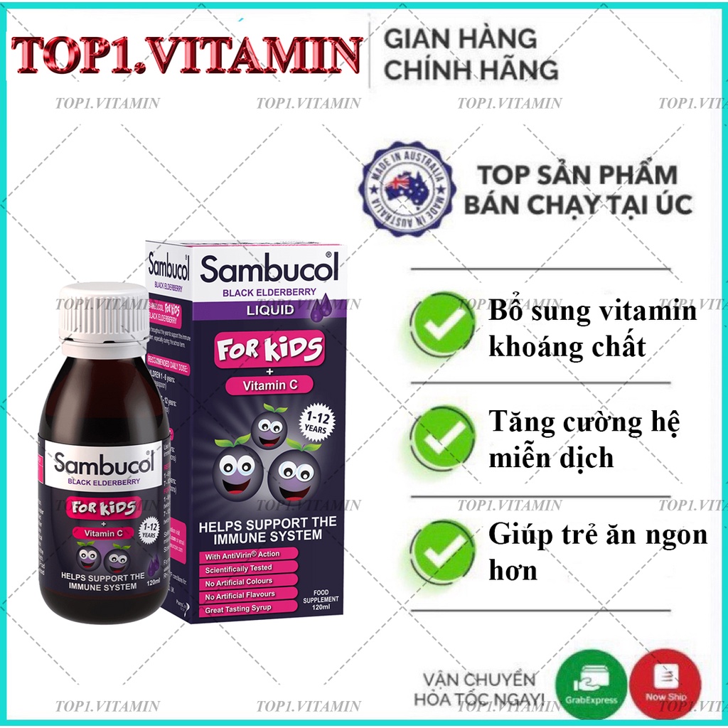Siro Sambucol cho bé của Anh