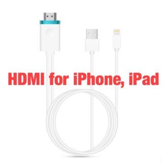 Cáp HDMI Cho iPhone 5, 6, 7, 8, X, XS, XR, XS Max và iPad