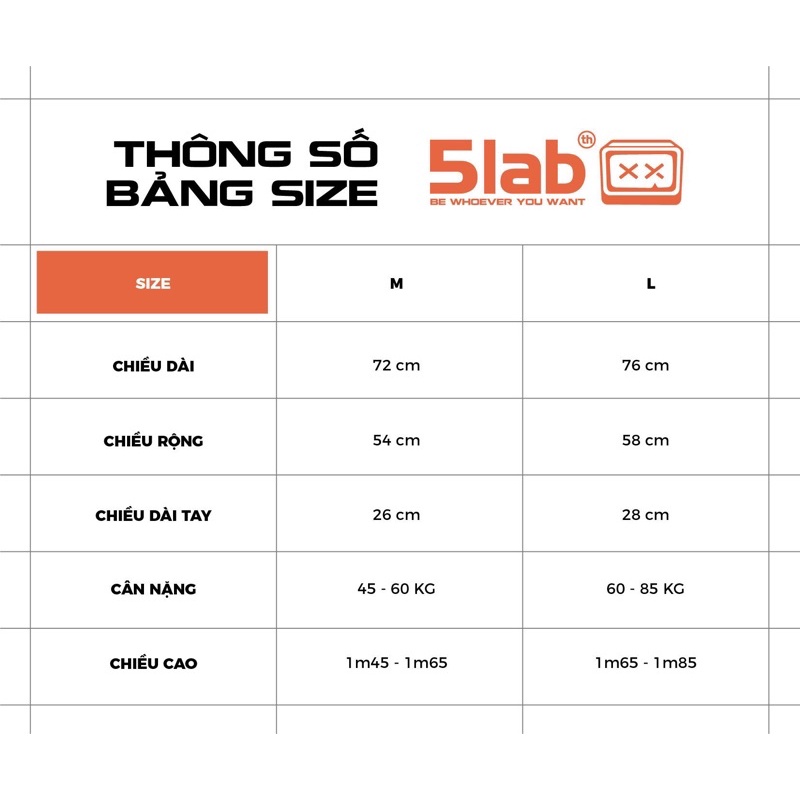 Áo Thun 5Lab Skateboard Phiên bản 2 Basic Tee Chất Liệu Cotton 100% 5Lab 005