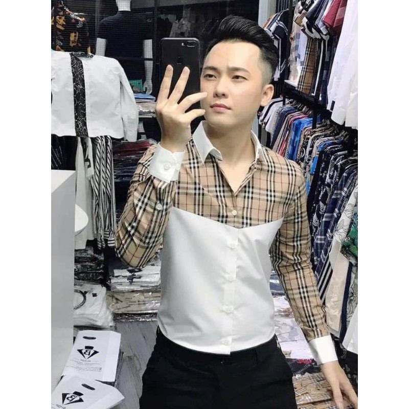 Áo Sơ Mi Nam Tay Dài Mẫu Siêu Phẩm