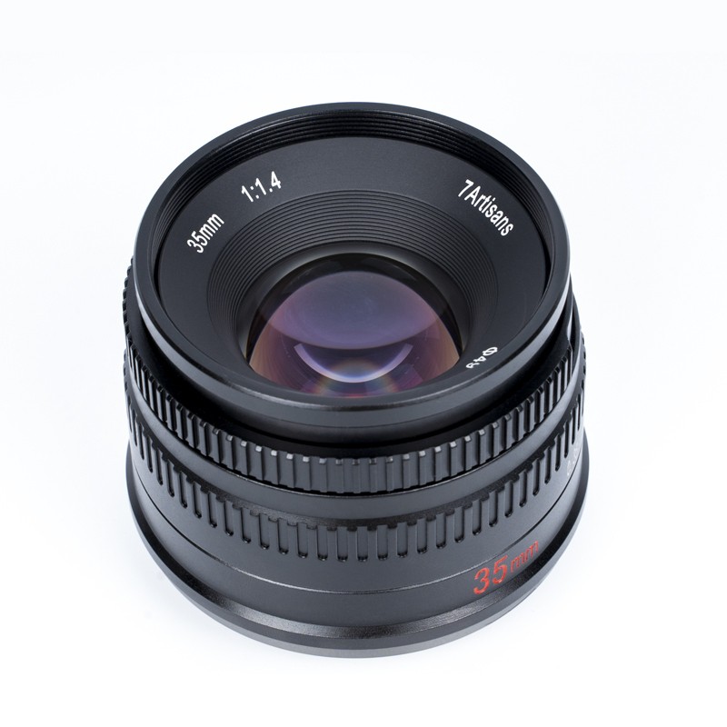 (CÓ SẴN) Ống kính 7Artisans 35mm F1.4 (Mark 2) đời 2 cho Fujifilm, Sony, Canon EOS M, Nikon Z và M4/3