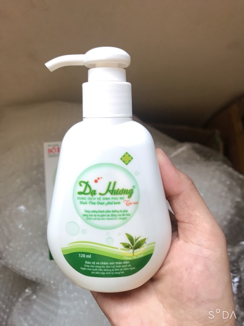 Dạ Hương trà xanh mới (giúp phụ nữ sau sinh thêm tự tin và quyến rũ) Dạng Vòi 120ml