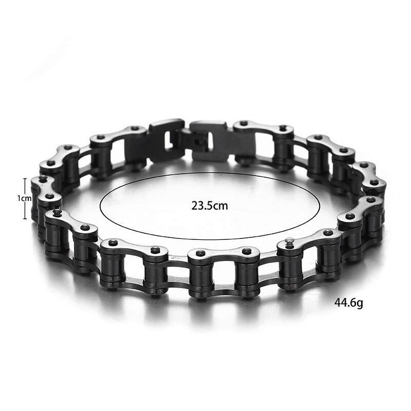 Vòng tay mắt xích xe đạp bằng thép không gỉ làm trang sức