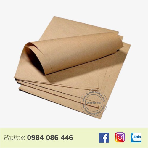 500 TỜ KHỔ A4 GIẤY XI MĂNG GIẤY KRAFT ĐỊNH LƯỢNG 70GSM - BAOBIONLINE