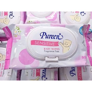 [COMBO 5 BỊCH] Khăn Giấy Uớt Pureen 80 tờ