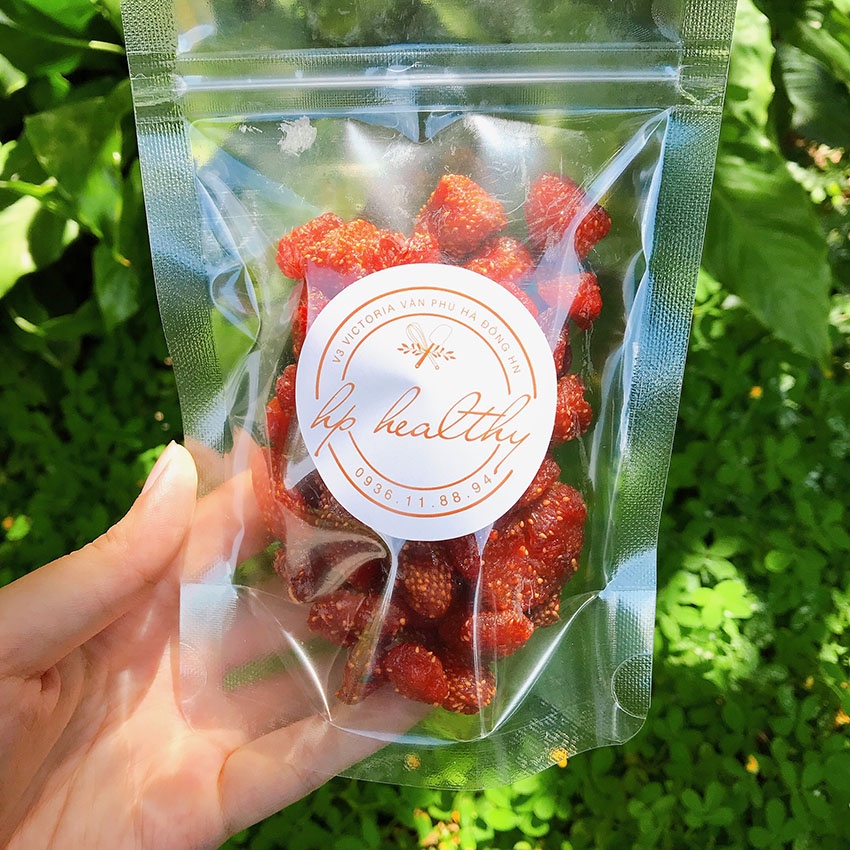 500G Dâu Tây Sấy Dẻo Đà Lạt Loại Ngon Ăn Vặt Làm Bánh Hp Healthy Hạt Dinh Dưỡng Organic Hữu Cơ