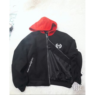 Bomber dạ có mũ (hàng Quảng Châu cao cấp)