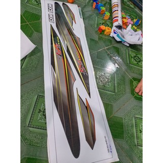 tem rời ez 110 vàng nâu xe đen