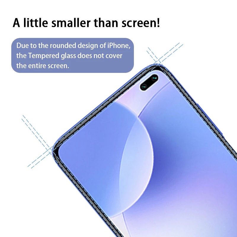Kính Cường Lực 9H Cho Xiaomi Redmi Note 12 11 10 9 8 7 Pro 12C 11S 10S 9S 9A 9C 9T 8T 8A 7A 6A K50 K40 K20 K30 Pro Note10 Pro
