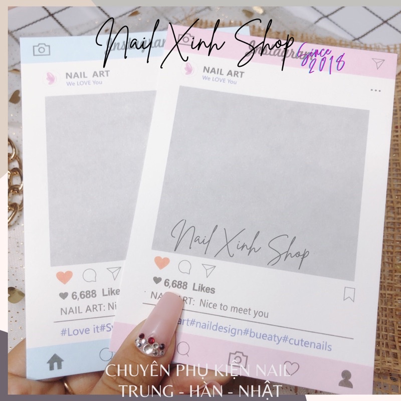 Giấy nail box gắn móng đẹp giá rẻ