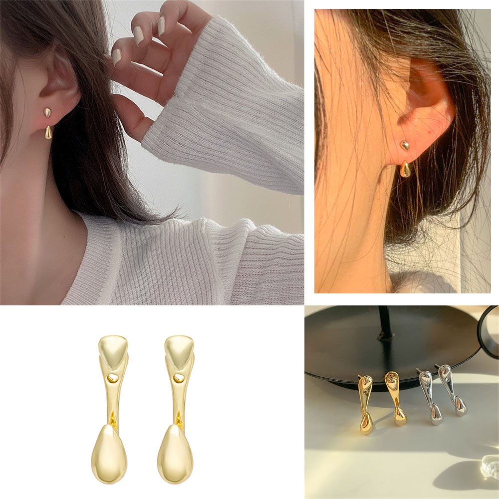 Đôi khuyên tai hình giọt nước thời trang Hàn Quốc cho nữ