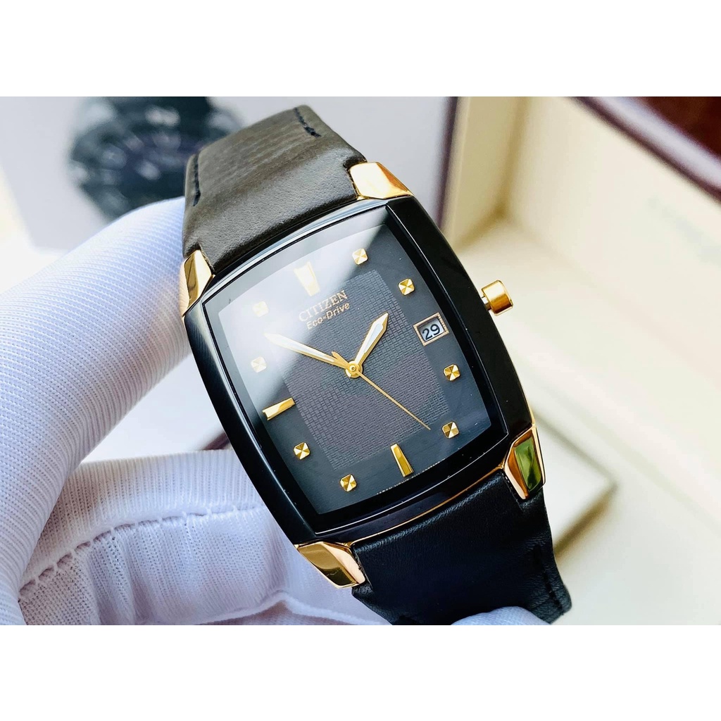 Đồng hồ Nam Citizen Eco Drive Dây Da BM6574-09E