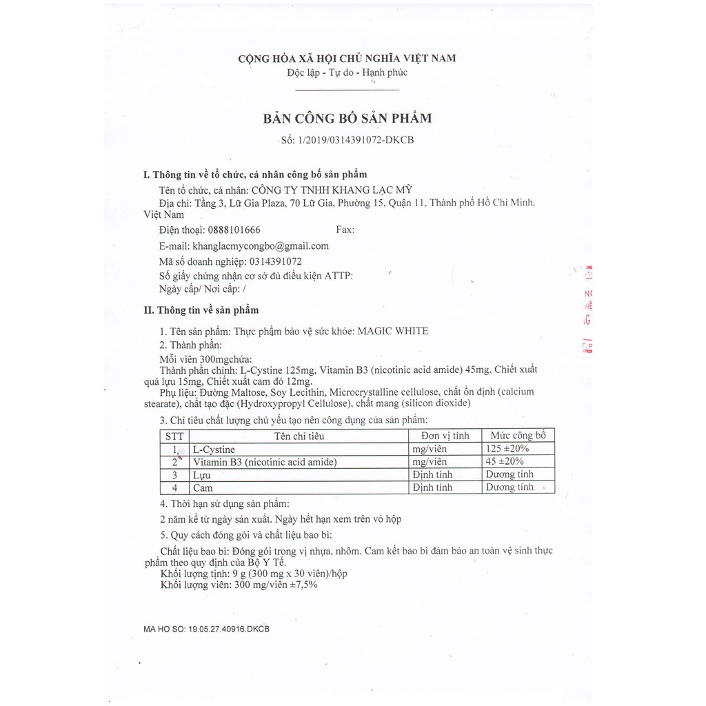 VIÊN UỐNG TRẮNG DA MAGIC WHITE ( HỘP 30 VIÊN ) | BigBuy360 - bigbuy360.vn