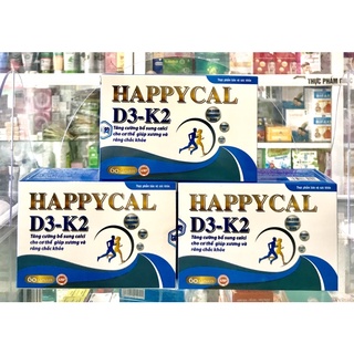 Happycal d3-k2 - tăng cường bổ sung calci cho cơ thể giúp xương và răng chắc khoẻ
