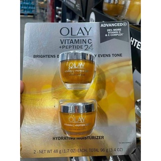 Bil costco set 2 hộp olay vàng vitamin c + peptide 24