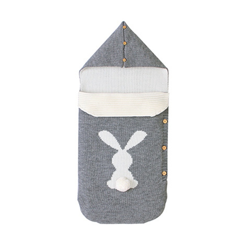 Túi Ngủ Dệt Kim Giữ Ấm Chân Gắn Xe Đẩy Em Bé