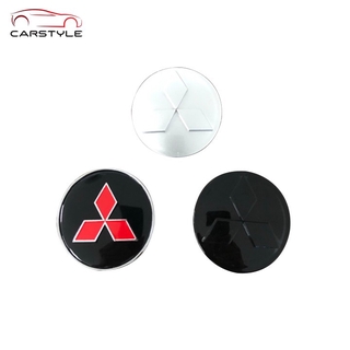 Logo chụp mâm, vành bánh xe ô tô hãng Mitsubishi /Kích thước 60mm/mã MTS60 Xpander Outlander, Lancer, Pajero sport