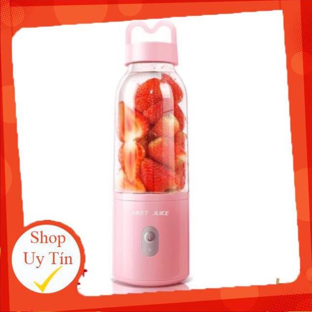 [Sale Sốc] Máy Xay Sinh Tố Mini Đa Năng  Cầm Tay Meet Juice - Xay cực nhanh, an toàn, cao cấp