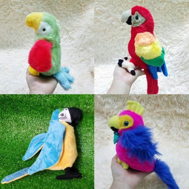 gấu bông con chim két vẹt như thật chính hãng Sun Toys