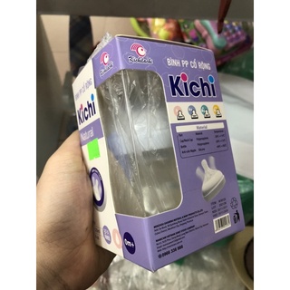 Bình sữa cổ rộng kichi natural 125ml - 260ml