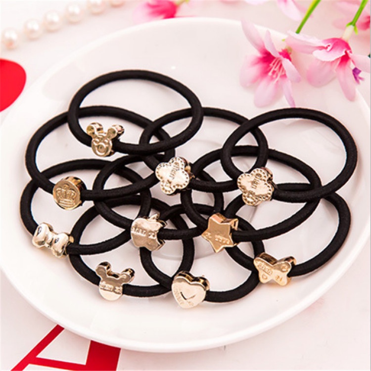 Dây buộc tóc cho mẹ và bé họa tiết nhỏ xinh