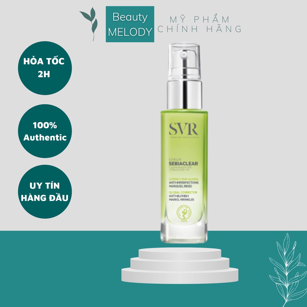 Serum giảm mụn, mờ thâm SVR Sebiaclear