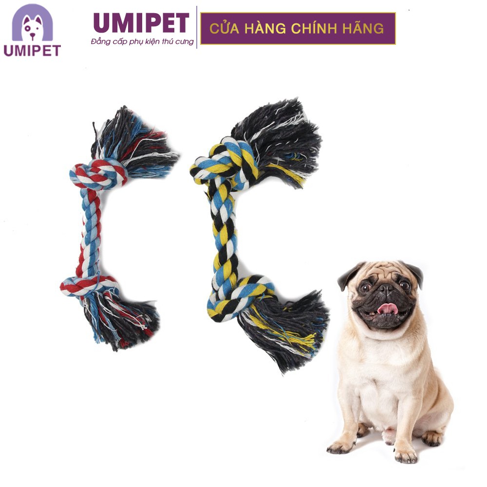 Đồ chơi dây thừng UMIPET siêu bền cho Chó gặm 15cm
