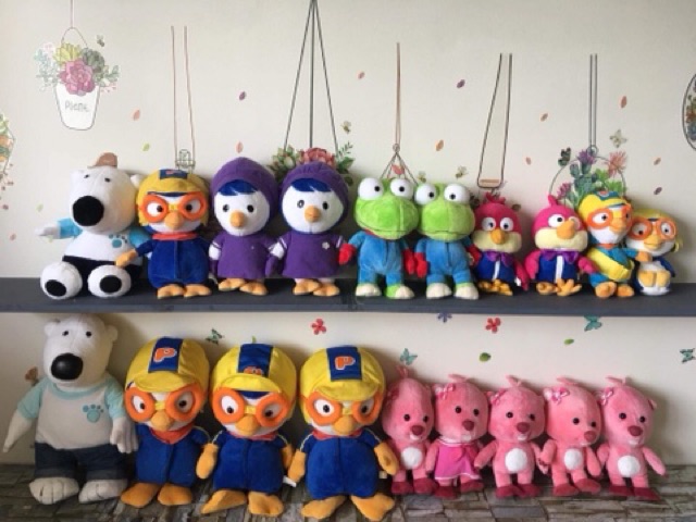 Gấu bông pororo và những người bạn