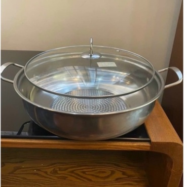 Nồi lẩu inox đáy từ chông khê cao cấp size 30 cm