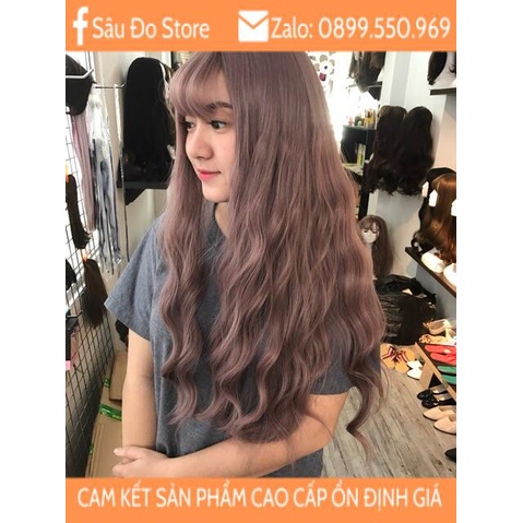 [ẢNH THẬT, CLIP] TÓC GIẢ BỘ XOĂN SÓNG DÀI