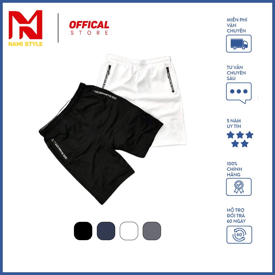 Quần Thun lạnh thể thao 2 túi khóa kéo chất vải dày, mềm mịn co dãn 4 chiều bigsize - QSTT025