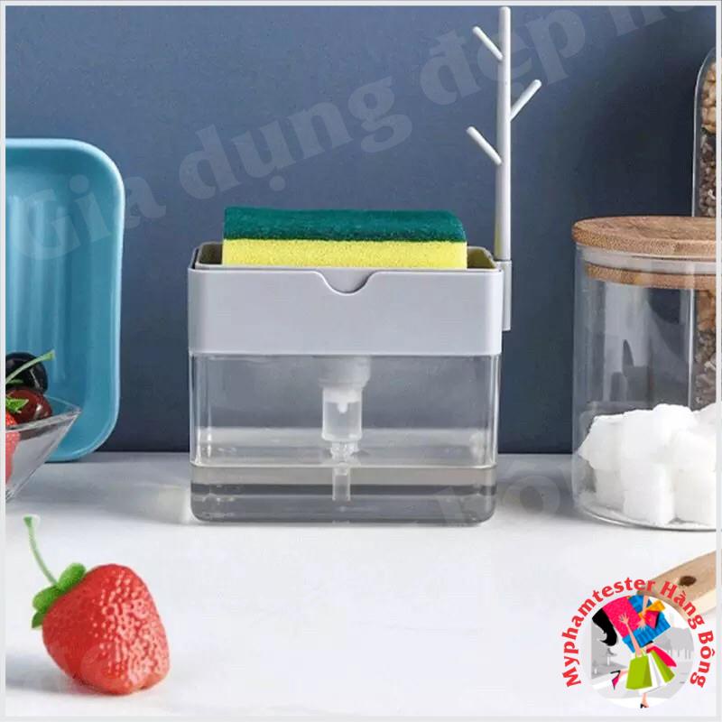 Hộp đựng nước rửa bát 2 tầng