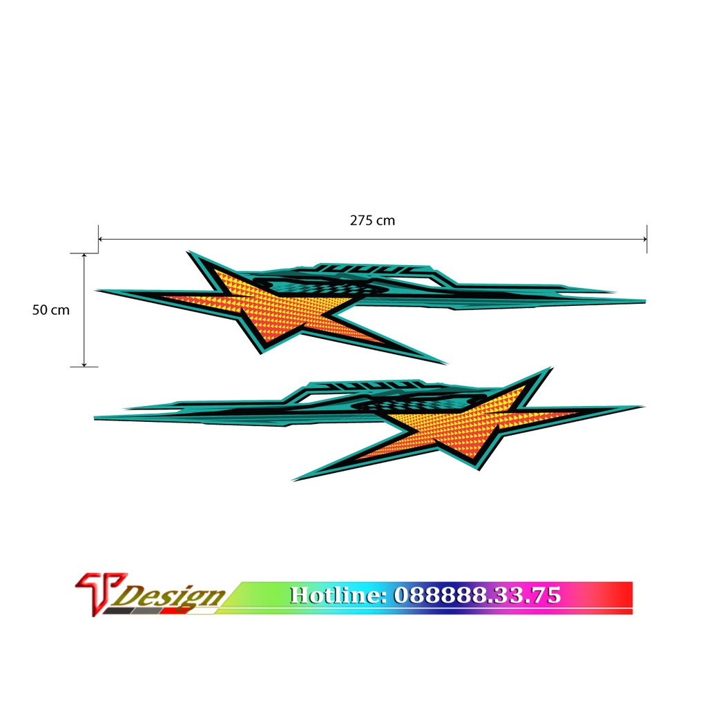 Tem xe Ford ranger, xe bán tải nhiều dòng, xe mazda, toyota hilux, isuzu dmax, Nissan Navara hình ngôi sao WRAP61