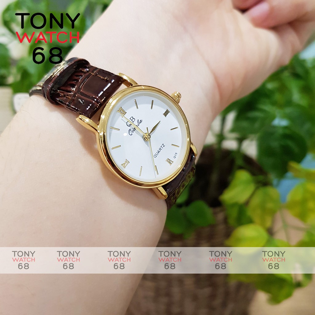 Đồng hồ nữ chính hãng QB dây da đeo tay chống nước thời trang giá rẻ | BigBuy360 - bigbuy360.vn