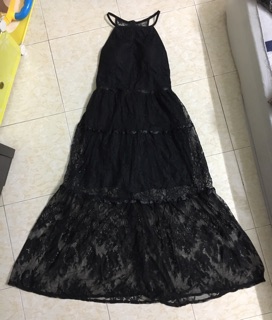 Đầm maxi ren 2 dây May