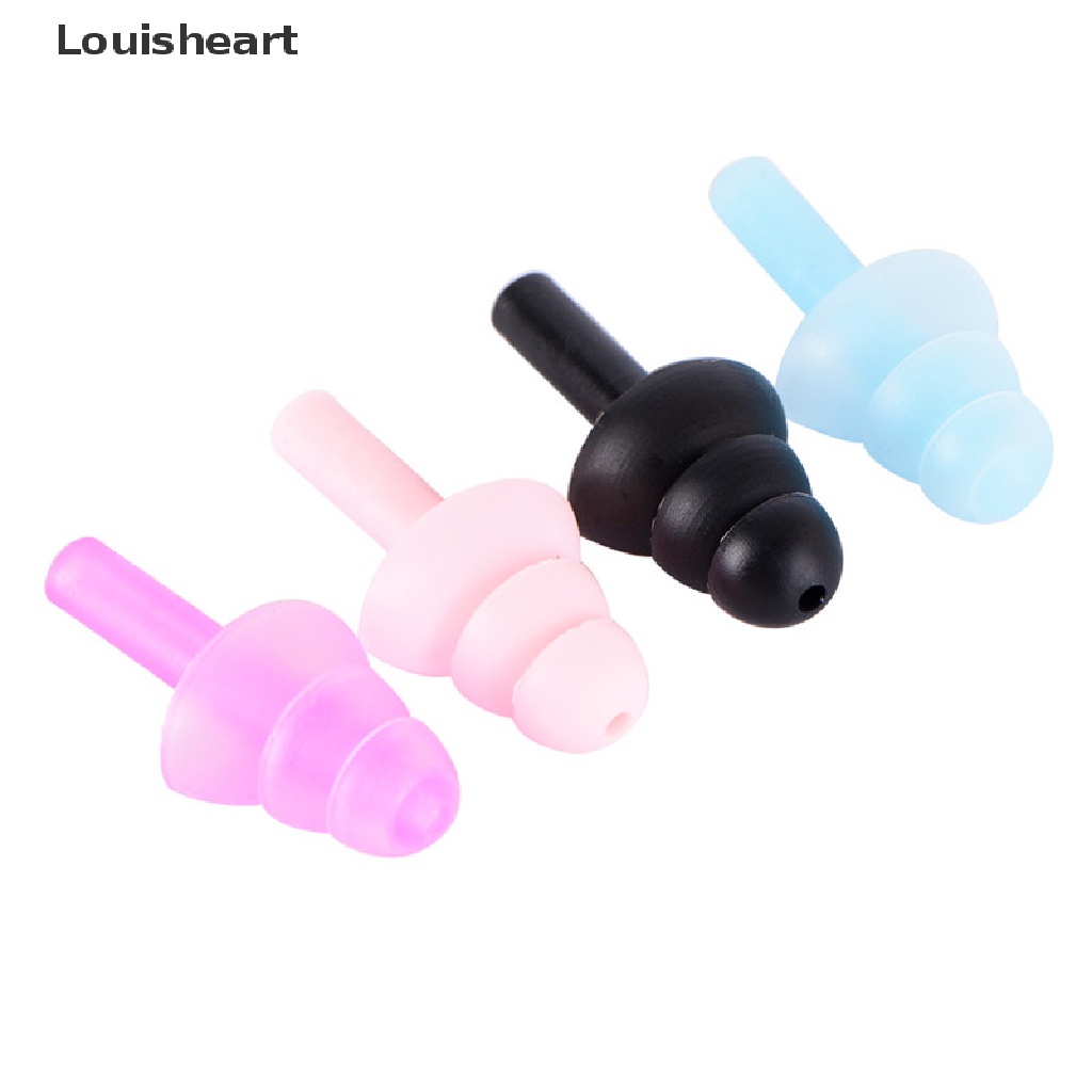 Bộ 4 Nút Bịt Tai Chống Ồn Bằng Silicone