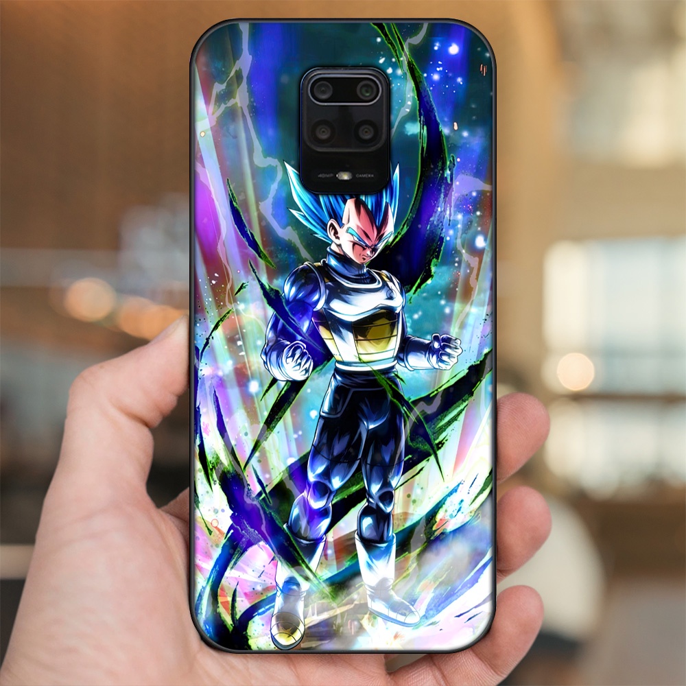 Ốp lưng Xiaomi Redmi Note 9s, Note 9 Pro viền đen in hình Vegeta Dragon Ball