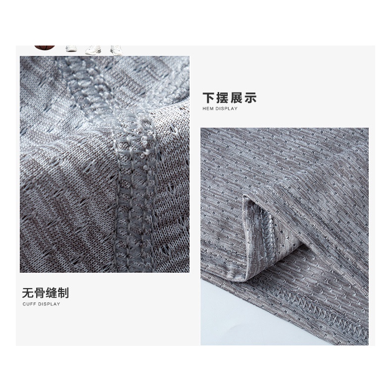 Bộ Đồ Thể Thao Bóng Rổ Phối Lưới Thoáng Khí Ngắn Tay Nhanh Khô Kiểu Hàn Quốc Dành Cho Trẻ 90-160cm