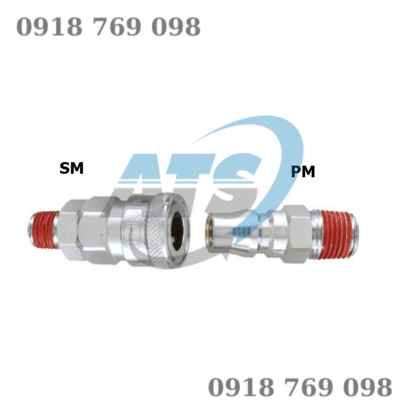 Khớp nối nhanh khí nén SMPM Đài Loan 20 REN 13MM