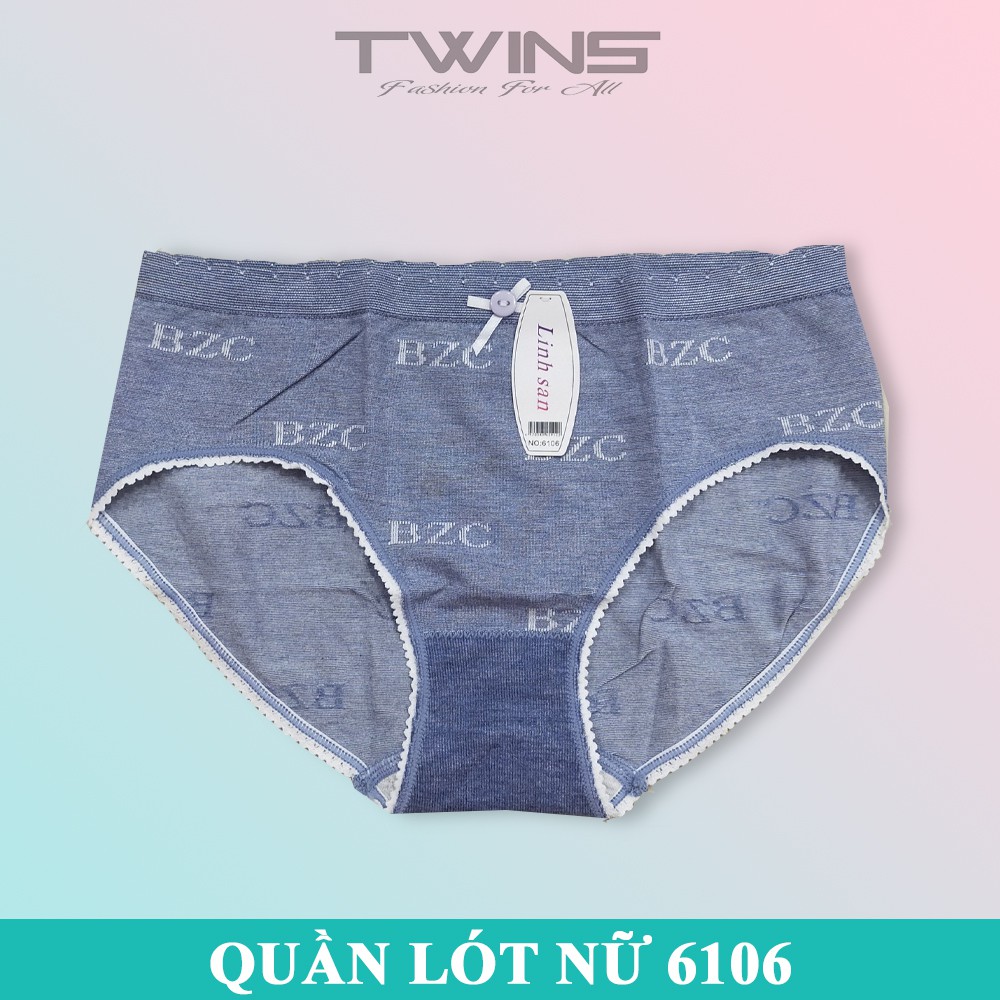 Quần lót nữ dệt kim cao cấp SD6106 màu trơn lưng vừa ôm mông co giãn mềm mịn thoáng mát size từ 55kg-65kg