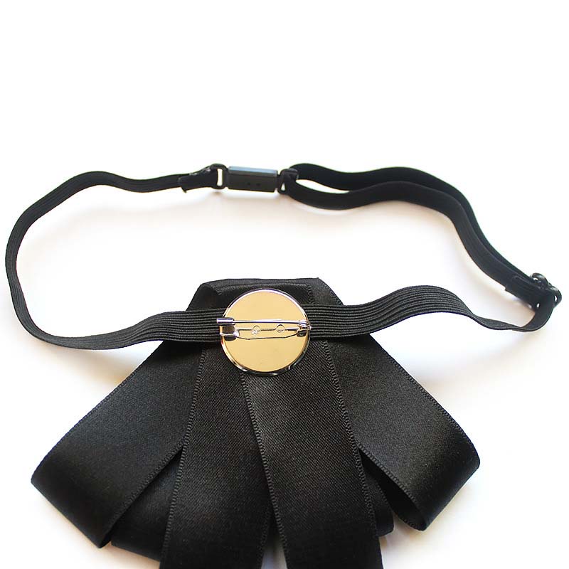 Cà Vạt Nơ Đồng Phục Chuyên Nghiệp Đính Hạt Ngọc Trai Thanh Lịch Cho Nữ