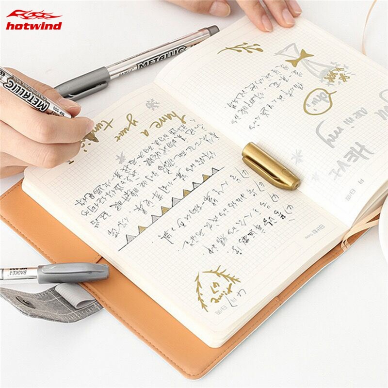 HW Bút Đánh Dấu Màu Bạc / Vàng