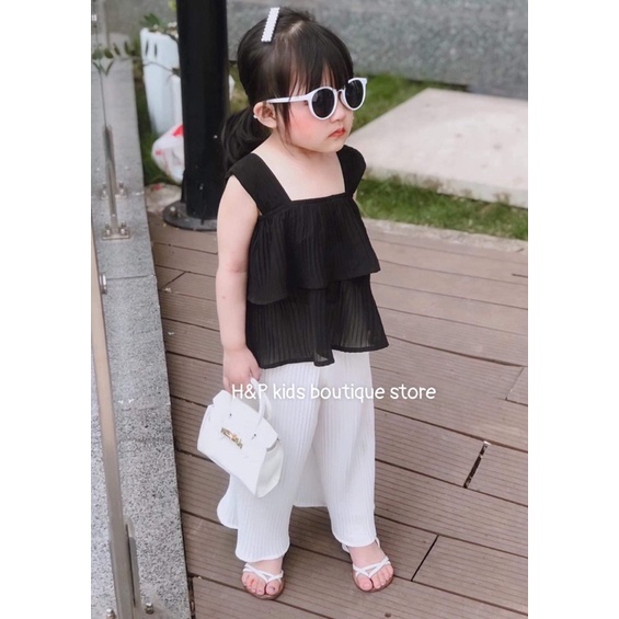 Set bộ dập ly áo dây HP kids cho bé gái
