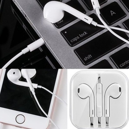 Tai nghe iphone Tai Nghe Nhét Tai 3.5mm Giá Rẻ chân jack 5/5s/6/6s/plus Xiaomi Samsung oppo logo táo - Lala17
