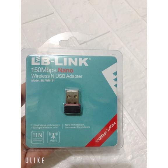 Lb Link - Usb Wifi Nano TốC Độ 150Mbps Không Râu Thu Sóng Wifi Cho Máy Tính