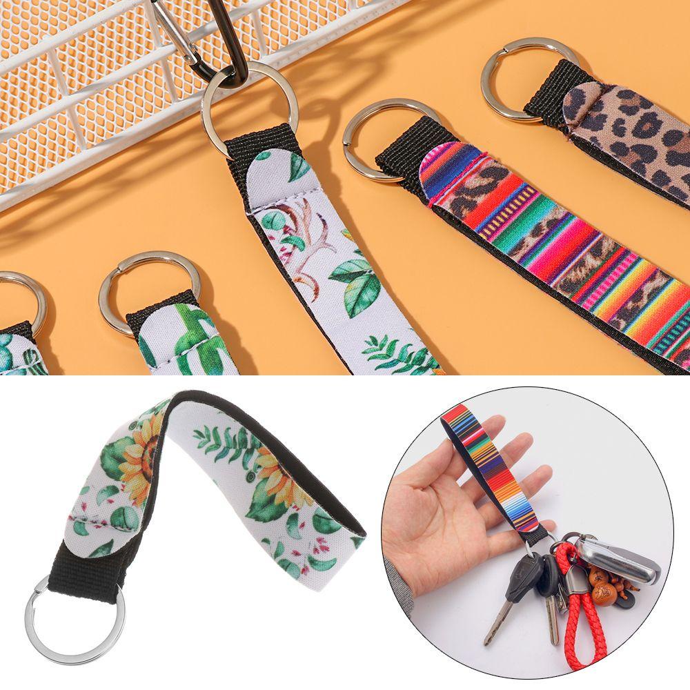 ROSE Giá Đỡ Chìa Khóa In Họa Tiết Da Báo / Hoa Hướng Dương Độc Đáo DIY