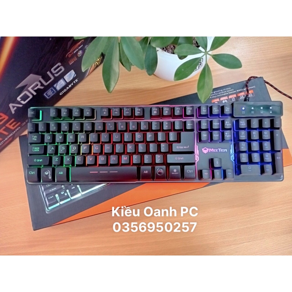 BÀN PHÍM CƠ MEETION K9300 CÓ LED - BẢO HÀNH 12 THÁNG